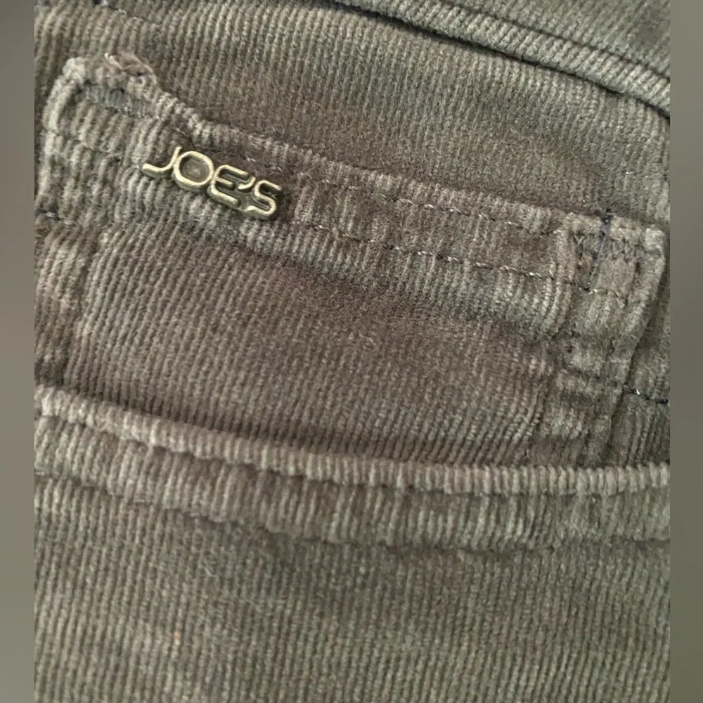 VTG Joe's Jeans Fit Skinny Vionaire Velvet Pinwale Corduroy Charcoal Size 28 - Picture 7 of 12
